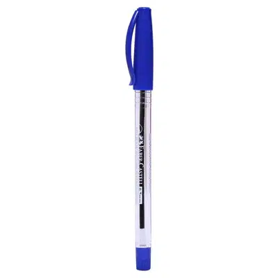 Faber-Castell 1423 Ballpoint Pen, Blue, 0.7 mm (Box of 50 Pieces)